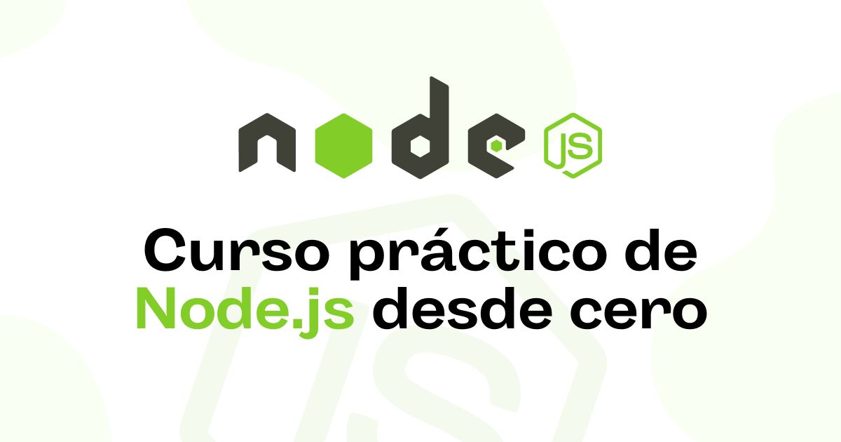 NODE JS desde cero | Curso tutorial completo