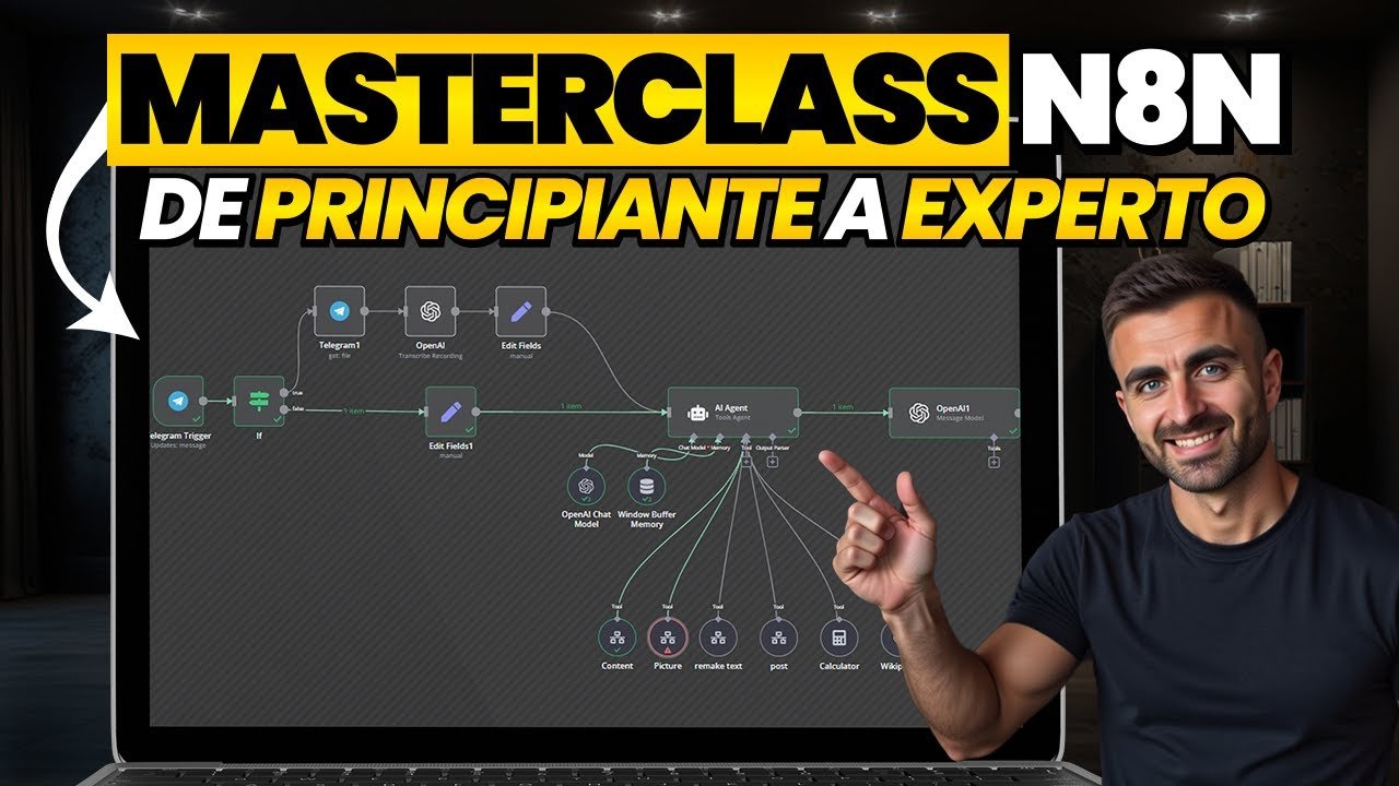 AGENTES IA en n8n: Curso Completo para Automatizar TODO en 2025